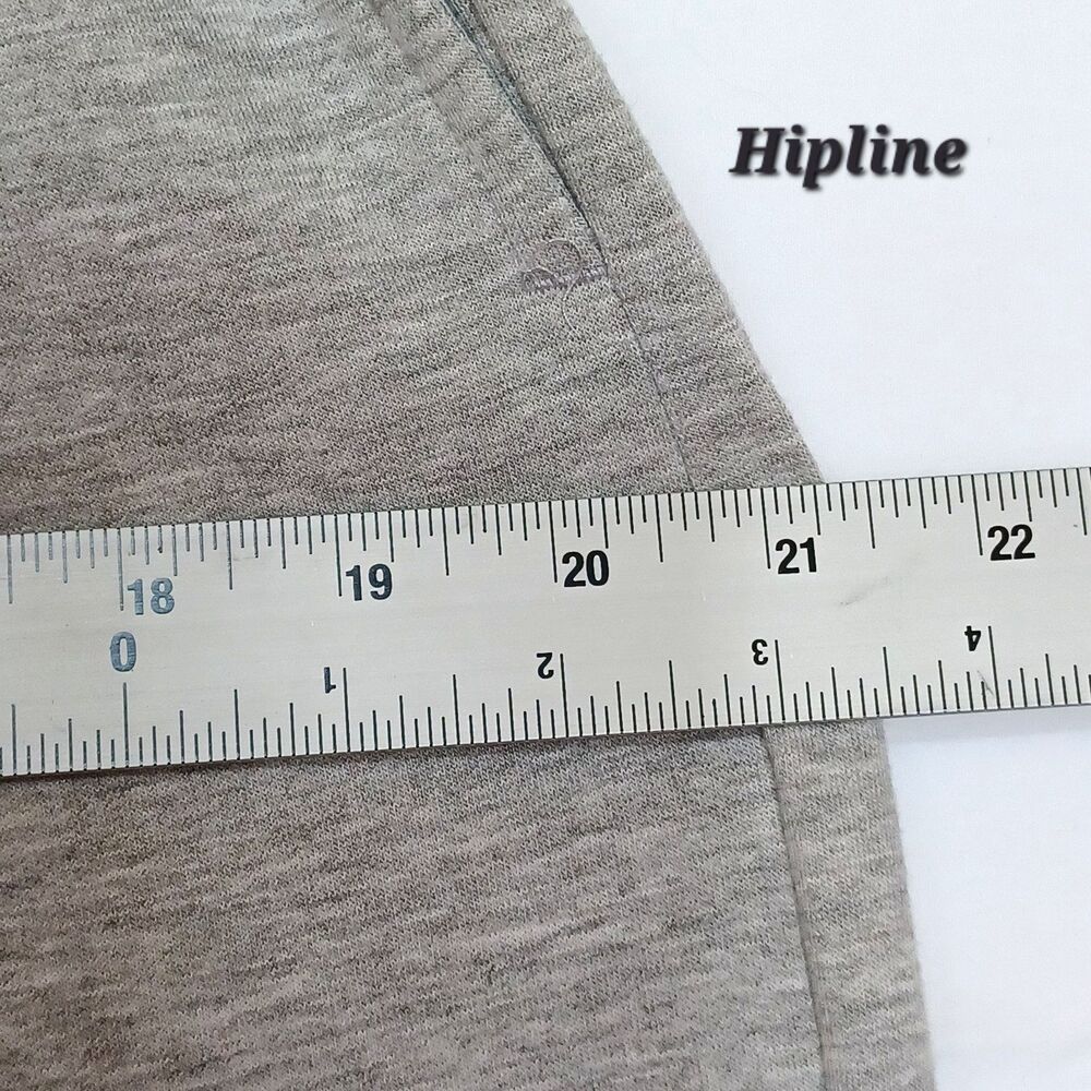 Velocity Terry Molly Women’s L Gray Pintuck Sweatpants Drawstring Pockets NWT - Picture 10 of 12